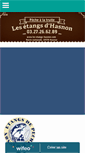 Mobile Screenshot of les-etangs-hasnon.com